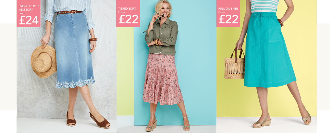 Ladies Cotton Skirts